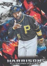 2018 Topps Fire Base Set Josh Harrison #120 card