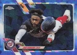 2021 Topps Chrome Sapphire Edition Base Set Josh Harrison #290 card