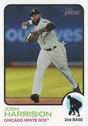 2022 Topps Heritage Base Set Josh Harrison #717 card