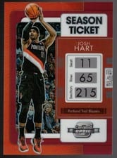 2021 Panini Contenders Optic Josh Hart Red #81 card