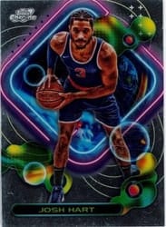 2023-24 Topps Chrome Cosmic Base Set Josh Hart #187 card