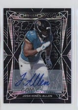 2024 Panini Obsidian Base International Signatures Josh Hines-Allen #90 card