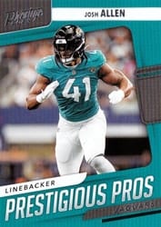2024 Panini Prestige Prestigious Pros Josh Hines-Allen #PP-JAL card