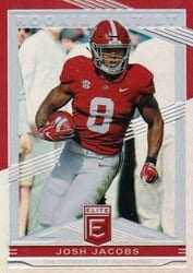 2019 Donruss Elite Rookie Elitist Josh Jacobs #RE-9 card