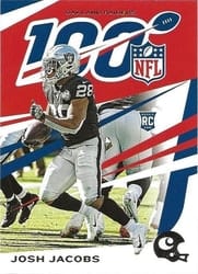 2019 Panini Chronicles Base Set Josh Jacobs #74 card