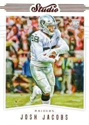 2019 Panini Chronicles Studio Josh Jacobs #S4 card