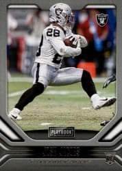 2019 Panini Playbook Base Set Josh Jacobs #108 card