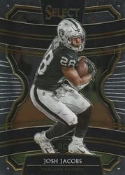 2019 Panini Select Base Set Josh Jacobs #81 card