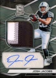 2019 Panini Spectra Base Set Josh Jacobs #208 card