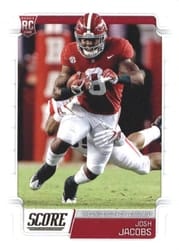 2019 Score Base Set Josh Jacobs #383 card