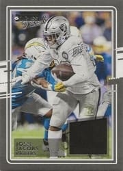 2020 Donruss Donruss Threads Josh Jacobs #9 card