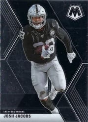 2020 Panini Mosaic Base Set Josh Jacobs #104 card