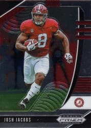 2020 Panini Prizm Draft Picks Base Set Josh Jacobs #57 card