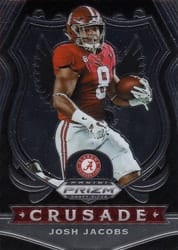 2020 Panini Prizm Draft Picks Base Set Josh Jacobs #60 card