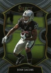 2020 Panini Select Base Set Josh Jacobs #33 card