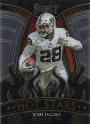 2020 Panini Select Hot Stars Josh Jacobs #HS22 card