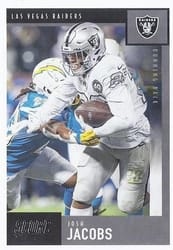 2020 Score Base Set Josh Jacobs #159 card