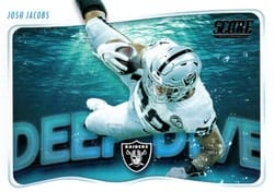 2020 Score Deep Dive Josh Jacobs #DD-JJ card