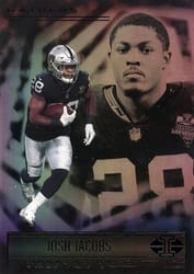2021 Panini Illusions Base Set Josh Jacobs #27 card