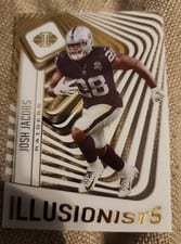 2021 Panini Illusions Illusionists Autographs Josh Jacobs #ILL-4 card