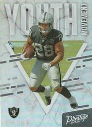 2021 Panini Prestige Youth Movement Josh Jacobs #YM-2 card