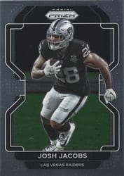 2021 Panini Prizm Base Set Josh Jacobs #180 card