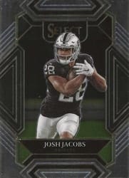 2021 Panini Select Base Set Josh Jacobs #221 card