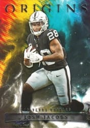 2022 Panini Origins Base Set Josh Jacobs #62 card