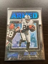 2022 Panini Playbook Armed Josh Jacobs #A-7 card