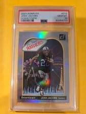 2023 Donruss Downtown! Josh Jacobs #D-12 card
