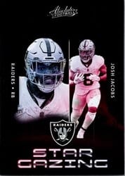 2023 Panini Absolute Star Gazing Josh Jacobs #SG-11 card