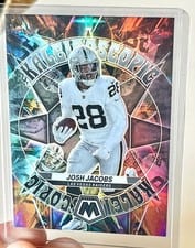 2023 Panini Mosaic Kaleidoscopic Josh Jacobs #KA-16 card
