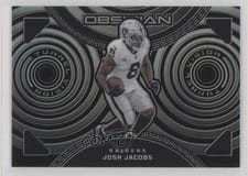 2023 Panini Obsidian Tunnel Vision Josh Jacobs #18 card