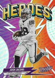 2023 Panini Prestige Heroes Josh Jacobs #14 card