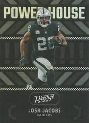 2023 Panini Prestige Power House Josh Jacobs #16 card