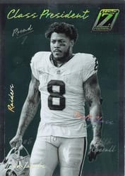 2023 Panini Zenith Class President Josh Jacobs #22 card