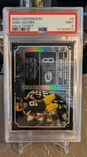 2024 Panini Contenders Gala Tickets Josh Jacobs #8 card