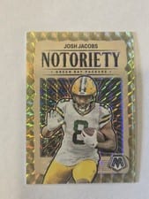 2024 Panini Mosaic Notoriety Josh Jacobs #5 card