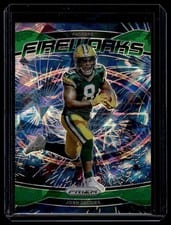 2024 Panini Prizm Fireworks Josh Jacobs #5 card
