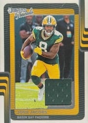 2025 Donruss Donruss Threads Josh Jacobs #DTH-JJS card