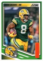 2025 Score Base Set Josh Jacobs #190 card