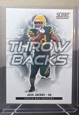 2025 Score Throwbacks Josh Jacobs #7 card