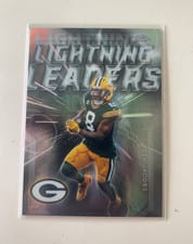 2025 Topps Chrome Lightning Leaders Josh Jacobs #LL-20 card