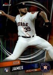 2019 Finest Base Set Josh James #121 card