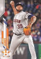 2020 Topps Base Set Josh James #512 card