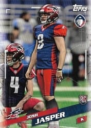 2019 Topps AAF Base Set Josh Jasper #75 card