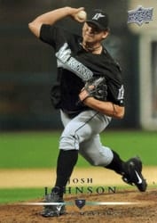 2008 Upper Deck Base Set Josh Johnson #502 card