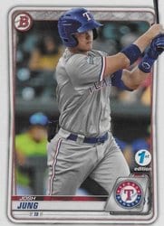 2020 Bowman 1st Edition Base Set Josh Jung #BFE-113 card