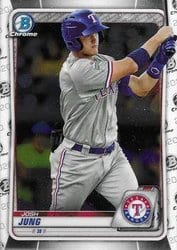 2020 Bowman Chrome Prospects Josh Jung #BCP-113 card