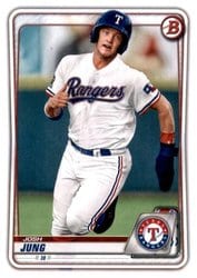 2020 Bowman Draft Base Set Josh Jung #BD-197 card